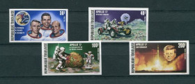Освоєння космосу Освоение космоса ^/--/^ Того Togo 1965 Mi 972-975 /--/ B Apollo 17  MNH Cv 21,- ^_^^^ Того Togo 1965 Mi 972-975 /--/ B Apollo 17 MNH Cv 21, - - фото фото фото