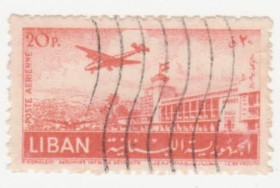 Ліван Ливан ^/--/^ Ливан  1952 г.№  477 гашеная ^_^^^ Ліван 1952 No 477 гашена - фото фото фото