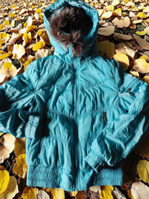 Куртки, плащі Ветровки, плащи ^/--/^ Курточка бирюзовая на р.164 см ^_^^^ Куртка бірюзова на р.164 см - фото фото фото