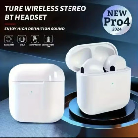 Bluetooth гарнітури Bluetooth гарнитуры ^/--/^ НОВЫЕ Беспроводные наушники Pro /--/ 4 TWS с сенсорным управлением Lightning ^_^^^ Бездротові навушники Pro /--/ 4 TWS з сенсорним управлінням Lightning - фото фото фото