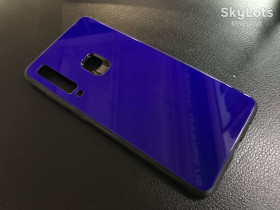 Чохли, бампера Чехлы, бампера ^/--/^ Чехол-накладка Glass Case для Samsung Galaxy A /--/ 920 A /--/ 9 2018 blue ^_^^^ Glass Case для Samsung Galaxy A /--/ 920 A /--/ 9 2018 blue - фото фото фото