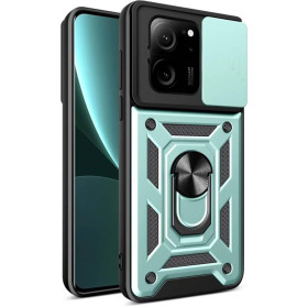 Чохли, бампера Чехлы, бампера ^/--/^ Чохол Fiji Camera Defence для Xiaomi 13 /--/ T / 13 /--/ T Pro бампер із захистом камери та підставкою Green ^_^^^ Чехол Fiji Camera Defence для Xiaomi 13 /--/ T / 13 /--/ T Pro бампер с защитой камеры и подставкой Green - фото фото фото