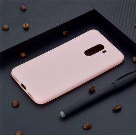 Чохли, бампера Чехлы, бампера ^/--/^ Чохол для Xiaomi Pocophone F /--/ 1 силікон soft touch бампер світло-рожевий ^_^^^ Чехол для Xiaomi Pocophone F /--/ 1 силикон soft touch бампер светло-розовый - фото фото фото