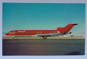 Іноземні Иностранные ^/--/^ Открытка Самолет Braniff Inernational Boeing 727-227 ^_^^^ Літак Braniff Inernational Boeing 727-227 - фото фото фото
