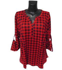 Кофти Кофты ^/--/^ Женская блуза Rbossi 5716 3 /--/ XL красная ^_^^^ Жіноча блуза Rbossi 5716 3 /--/ XL червона - фото фото фото