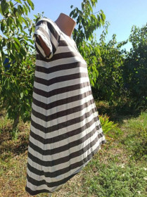 Туніки Туники ^/--/^ Класна подовжена футболка, туніка, фірма new look, 12 /--/ р., смужка ^_^^^ Классная удлиненная футболка, туника, фирма new look, 12 /--/ р., полоска - фото фото фото