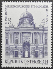 Інше Другое ^/--/^ Австрия Архитектура резиденция Хофбург 1972 ^_^^^ Архітектура резиденція Хофбург 1972 - фото фото фото
