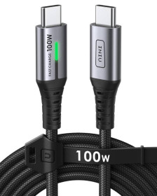 Зарядні пристрої Зарядные устройства ^/--/^ Кабель INIU USB C, 2 м 100 Вт USB C кабель быстрой зарядки PD 5 /--/ A QC 4.0 зарядное устройство типа C с ^_^^^ Кабель INIU USB C, 2 м 100 Вт USB C кабель швидкої зарядки PD 5 /--/ A QC 4.0 зарядний пристрій типу C с - фото фото фото