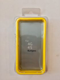 Чохли, бампера Чехлы, бампера ^/--/^ Чехол Бампер Plastic iPhone 4/4 /--/ S Желтый ^_^^^ Чехол Бампер Plastic iPhone 4/4 /--/ S Жовтий - фото фото фото