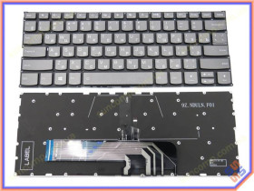 Клавіатури Клавиатуры ^/--/^ Клавиатура для Lenovo YOGA 530-14, 530-14 /--/ ARR, 530-14 /--/ IKB, FLEX /--/ 6-14, Air 14 /--/ IKBR (RU Gray с подсветкой) ^_^^^ Клавіатура для Lenovo YOGA 530-14, 530-14 /--/ ARR, 530-14 /--/ IKB, FLEX /--/ 6-14, Air 14 /--/ IKBR (RU Gray з підсвічуванням) - фото фото фото