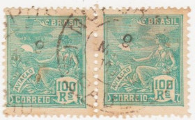 Південна Америка Южная Америка ^/--/^ Бразилия 1928 г.№ 305 гашеная пара ^_^^^ Бразилія 1928 р. No 305 гашена пара - фото фото фото