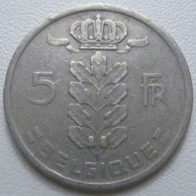 Бельгія Бельгия ^/--/^ Бельгія 5 франків 1949 року Belgique 42832 ^_^^^ Бельгия 5 франков 1949 года Belgique 42832 - фото фото фото