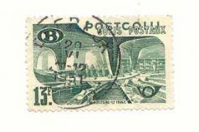 Угорщина Венгрия ^/--/^ Бельгия 1953  марки  Железнодорожная 1 гаш ^_^^^ Бельгія 1953 марки Залізнична 1 гаш - фото фото фото