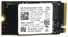 Твердотільні SSD-накопичувачі Твердотельные SSD-накопители ^/--/^ SSD диск 512 /--/ Gb WD PC SN /--/ 740 NVMe PCIe Gen /--/ 4 SDDQMQD-512 /--/ G форм фактор M.2 2242 ^_^^^ SSD диск 512 /--/ Gb WD PC SN /--/ 740 NVMe PCIe Gen /--/ 4 M.2 2242 SDDQMQD-512 /--/ G форм фактор M.2 2242 - фото фото фото