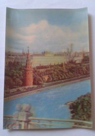 СРСР СССР ^/--/^ Открытка - стерео. Вид на Кремль. 1991 г. ^_^^^ Листівка - стерео. Вид на Кремль. 1991 р. - фото фото фото