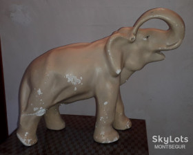 Статуетки, Скульптури, Фігурки, Фарфор Статуэтки, Скульптуры, Фигурки, Фарфор ^/--/^ 1930-ые очень редкий СЛОН НЭПмановский скульптура статуэтка ^_^^^ 1930-ті дуже рідкісний СЛОН НЕПМАНОВСЬКИЙ скульптура статуетка - фото фото фото