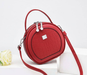 Сумки Сумки ^/--/^ Сумка жіноча кругла  Prada невелика, невелика сумка для дівчини Прада Червоний ^_^^^ Сумка женская круглая Prada небольшая, небольшая сумка для девушки Прада Красный - фото фото фото
