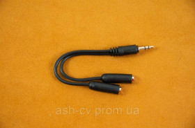 Кабелі, адаптери Кабели, адаптеры ^/--/^ Двійник jack 3.5 Black (із США) ^_^^^ Двойник jack 3. 5 Black (из США) - фото фото фото