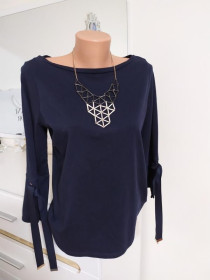 Кофти Кофты ^/--/^ ralph lauren Базовая темно синяя кофта с длинным рукавом и вставками м ^_^^^ Базова темно синя кофта з довгим рукавом і вставками м - фото фото фото