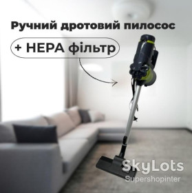 Пилососи Пылесосы ^/--/^ Ручной проводной пылесос без мешка на 5200 Вт GOLDBERG GB-9904 Вакуумный вертикальный пылесос ^_^^^ Ручний дротовий пилосос без мішка на 5200 Вт GOLDBERG GB-9904 Вакуумний вертикальний пилосос - фото фото фото