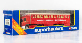 Hot Wheels Hot Wheels ^/--/^ 1:64 Scania Curtainside 4-series 1995-2005 James Irlam, CORGI #59509 2001 - фото фото фото
