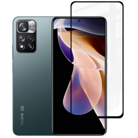 Чохли, бампера Чехлы, бампера ^/--/^ Захисне скло Fiji Premium для Xiaomi Redmi Note 11 Pro Plus 5 /--/ G повне проклеювання Anti-Static чорний ^_^^^ Защитное стекло Fiji Premium для Xiaomi Redmi Note 11 Pro Plus 5 /--/ G полное проклеивание Anti-Static черный - фото фото фото