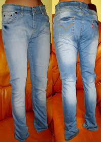 Жіночі Женские ^/--/^ Голубі джинси скіні Levis 501 w /--/ 32 l /--/ 32 ^_^^^ Голуби джинсы скины Levis 501 w /--/ 32 l /--/ 32 - фото фото фото