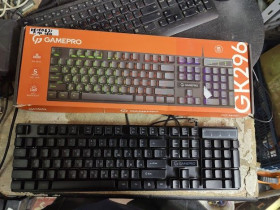 Клавіатури Клавиатуры ^/--/^ Игровая клавиатура с подсветкой RGB GamePro GK /--/ 296 USB № 25150831 ^_^^^ Ігрова клавіатура з підсвічуванням RGB GamePro GK /--/ 296 USB No 25150831 - фото фото фото