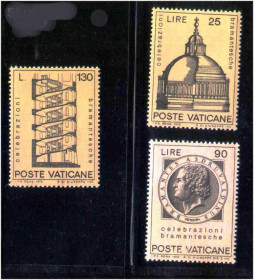 Італія, Ватикан Италия, Ватикан ^/--/^ Ватикан 1972 г  MNH - личности -  архитектура ^_^^^ Ватикан 1972 MNH - особистості - архітектура - фото фото фото