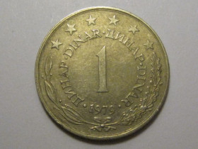 Югославія Югославия ^/--/^ Югославия 1 динар 1979 года 3 /--/ П /--/ 458 ^_^^^ Югославія 1 динар 1979 3 /--/ П /--/ 458 - фото фото фото