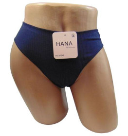 Труси Трусы ^/--/^ Трусы бразилиана хлопок рубчик Hana 57248 L-XL синие ^_^^^ Труси бразиліана бавовна рубчик Hana 57248 L-XL сині - фото фото фото
