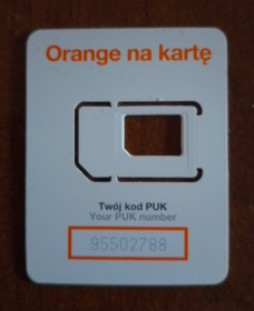 Інше Другое ^/--/^ Блістер від телефонної картки польського оператора ^_^^^ Блистер от телефонной карточки польского оператора - фото фото фото