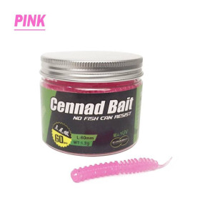 Воблери, принади Воблеры, приманки ^/--/^ Упаковка силіконових приманок Cennad Bait Pink 60 /--/ mm/1.2 /--/ g   (60 /--/ шт.) ^_^^^ Упаковка силиконовых приманок Cennad Bait Pink 60 /--/ mm/1.2 /--/ g (60 /--/ шт.) - фото фото фото