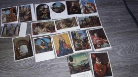 СРСР СССР ^/--/^ Набор открыток итальянская живопись  Открытка СССР 16 /--/ шт 1971 /--/ г. ^_^^^ Набір листівок італійський живопис Листівка СРСР 16 /--/ шт 1971 /--/ р. - фото фото фото