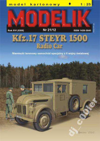 Інші Другие ^/--/^ Steyr 1500/A /--/ 1 Funkkraftwagen  (Modelik) [1:25] ^_^^^ Steyr 1500/A /--/ 1 Funkkraftwagen (Modelik) [1:25] - фото фото фото
