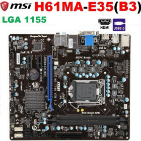 Материнські плати Материнские платы ^/--/^ НАДЕЖНАЯ ПЛАТА LGA /--/ 1155 MSI H /--/ 61 /--/ MA-E /--/ 35 (B /--/ 3) (MS-7740) c HDMI, Поддерж Core- i /--/ 7,i /--/ 5,i /--/ 3  3 /--/ го ПОКОЛЕНИЯ ^_^^^ НАДІЙНА ПЛАТА LGA /--/ 1155 MSI H /--/ 61 /--/ MA-E /--/ 35 (B /--/ 3) (MS-7740) c HDMI, Підтримка Core- i /--/ 7,i /--/ 5,i /--/ 3 3 /--/ го покоління - фото фото фото