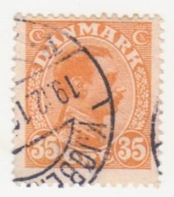 Скандинавія Скандинавия ^/--/^ Дания 1913 г..№ 73 гашеная ^_^^^ Данія 1913 р. No 73 гашена - фото фото фото