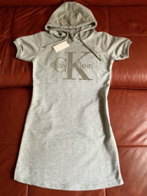 Сукні Платья ^/--/^ Платье трикотажное серое calvin klein, р.s ^_^^^ Сукня трикотажна сіра calvin klein, р.s - фото фото фото