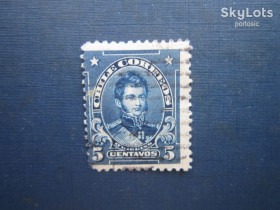 Південна Америка Южная Америка ^/--/^ Марка Чилі 1911 Бернардо О&amp;apos;Хіггінс 5 сентаво гаш ^_^^^ Марка Чили 1911 Бернардо О&amp;apos;Хиггинс 5 сентаво гаш - фото фото фото