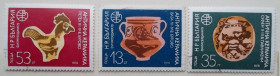 Мистецтво Искусство ^/--/^ Болгария 1978 г - Международная выставка марок PHILASERDICA &amp;apos;79, София. Античная керамика, 4 шт   (см.фото) ^_^^^ Болгарія 1978 р. - Міжнародна виставка марок PHILASERDICA &amp;apos;79, Софія. Антична кераміка, 4 шт (див.фото) - фото фото фото