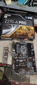Материнські плати Материнские платы ^/--/^ Мат. плата MSI Z /--/ 270-A PRO LGA /--/ 1151 Z /--/ 270 PCI-E+DVI+DP+SVGA+GbLAN SATA RAID ATX 4 /--/ DDR /--/ 4 № 24110110 ^_^^^ Мат. плата MSI Z /--/ 270-A PRO LGA /--/ 1151 Z /--/ 270 PCI-E+DVI+DP+SVGA+GbLAN SATA RAID ATX 4 /--/ DDR /--/ 4 No 24110110 - фото фото фото
