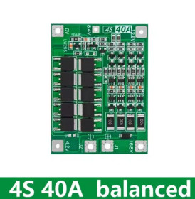 Плати Платы ^/--/^ БМС BMS 4 /--/ S 40 /--/ А Плата захисту з балансуванням. ^_^^^ БМС BMS 4 /--/ S 40 /--/ А Плата защиты с балансированием. - фото фото фото