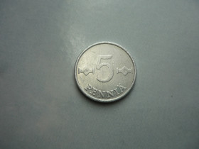 Фінляндія Финляндия ^/--/^ Финляндия 5 пенни 1977 ^_^^^ Фінляндія 5 пенні 1977 - фото фото фото