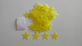 Інше Другое ^/--/^ Звёзды желтые 50 шт для декора комнаты , детских ^_^^^ Зірки жовті 50 шт для декору кімнати, дитячих - фото фото фото