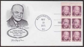 Америка Америка ^/--/^ США 1971 ДВАЙТ ЭЙЗЕНХАУЭР ПРЕЗИДЕНТ ПОЛИТИКА ВТОРАЯ МИРОВАЯ ВОЙНА WWII КПД Mi.1032 буклет лист ^_^^^ 1971 ДВАЙТ Ейзенхауер Президент політика друга світова війна WWII ККД Mi.1032 буклет аркуш - фото фото фото