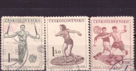 Спорт Спорт ^/--/^ Чехословакия. Спорт  (серия без 1 м.) 1951 г. ^_^^^ Чехословаччина. Спорт (серія без 1 м.) 1951 - фото фото фото