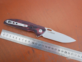 Ножі, мультітули Ножи, мультитулы ^/--/^ Nimoknives  Fat Dragon Rough, D /--/ 2 StoneWash, G /--/ 10 Black&amp;red, шарикоподшипник, Tactical, EDC, Outdoor, Liner Lock ^_^^^ Nimoknives Nimo - 9 район, D /--/ 2 StoneWash, G /--/ 10 Black&amp;red, шарикопідшипник, Tactical, EDC, Outdoor, Liner Lock - фото фото фото