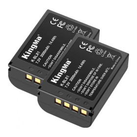 Акумулятори Аккумуляторы ^/--/^ 2-Pack KingMa Olympus BLX-1 комплект из 2 аккумуляторов ^_^^^ 2 /--/ Pack KingMa Olympus BLX-1 комплект з 2 акумуляторів - фото фото фото