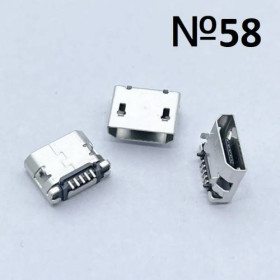 Роз'єми, гнізда Разъемы, гнезда ^/--/^ Micro usb разъем №58 ^_^^^ Micro usb роз'єм No /--/ 58 - фото фото фото