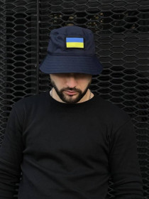 Літні головні убори Летние головные уборы ^/--/^ Панама синяя с флагом UA ^_^^^ Панама синя з прапором UA - фото фото фото